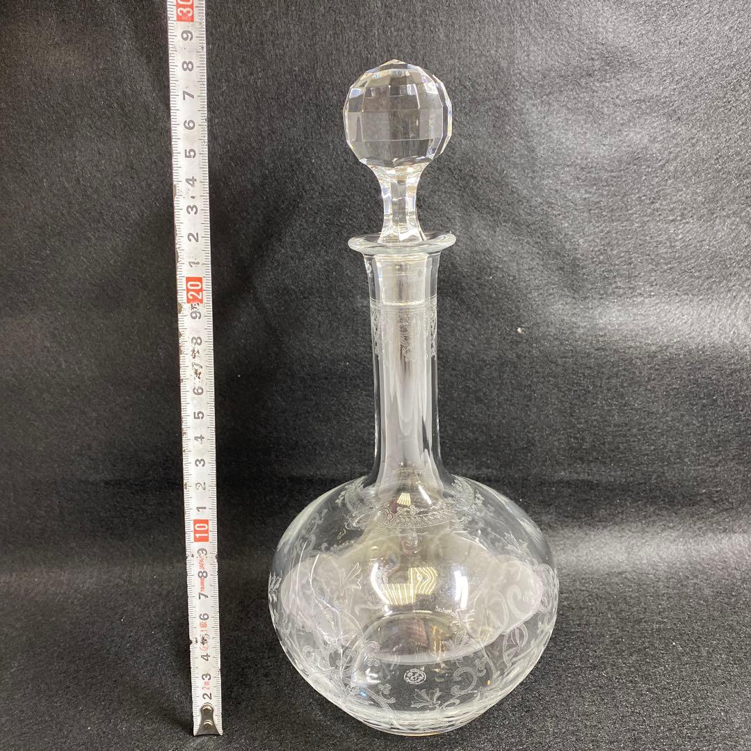 専用バカラ　ラファイエット　デキャンタ　高さ28㎝　東Y7-0213☆2Fトヒチ