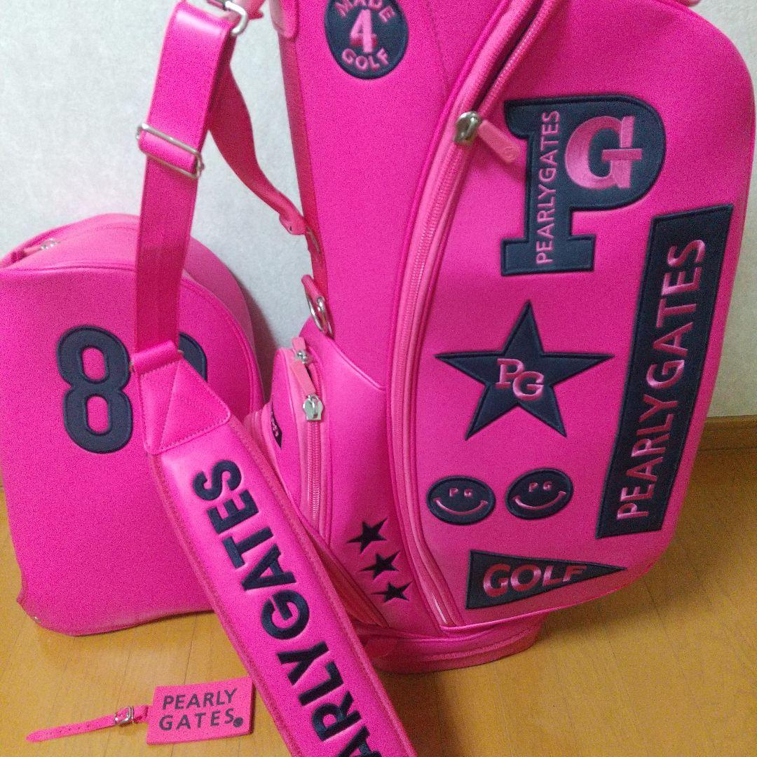 新品 PEARLY GATES キャディバッグ 89 ピンク