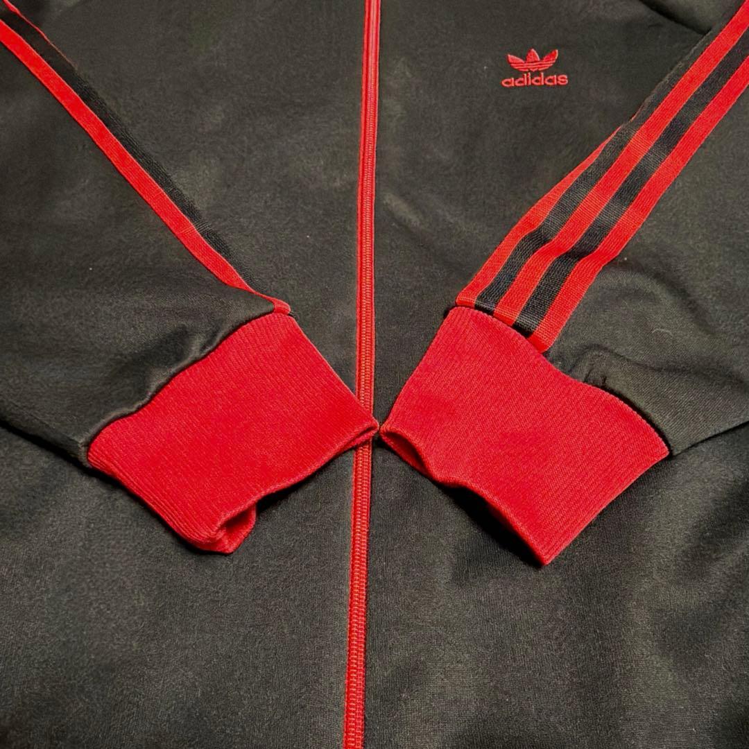 adidas 80s トラックジャケット トレフォイル ジャージ デサント製