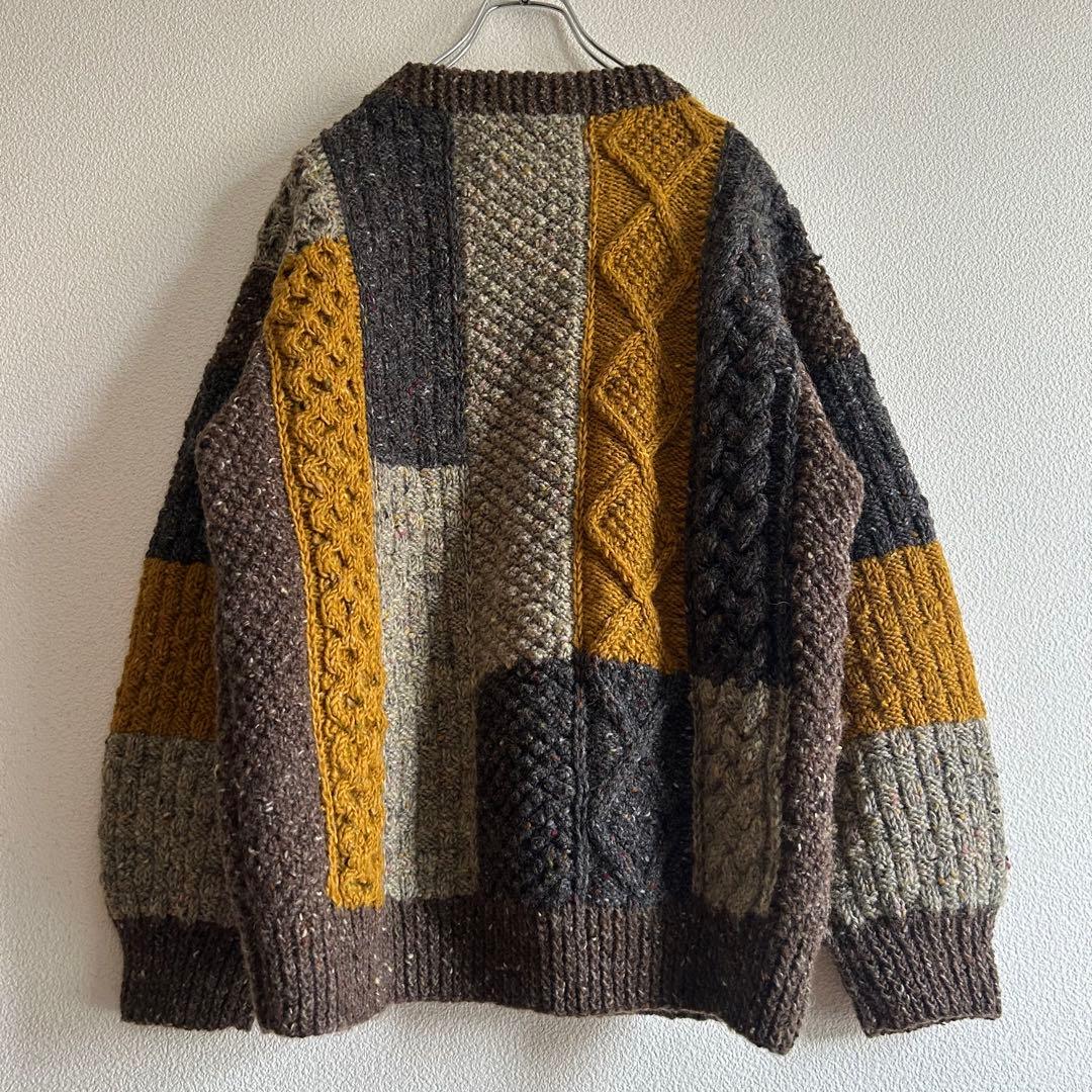 Athena Designs ニット アイルランド製 ウール アラン