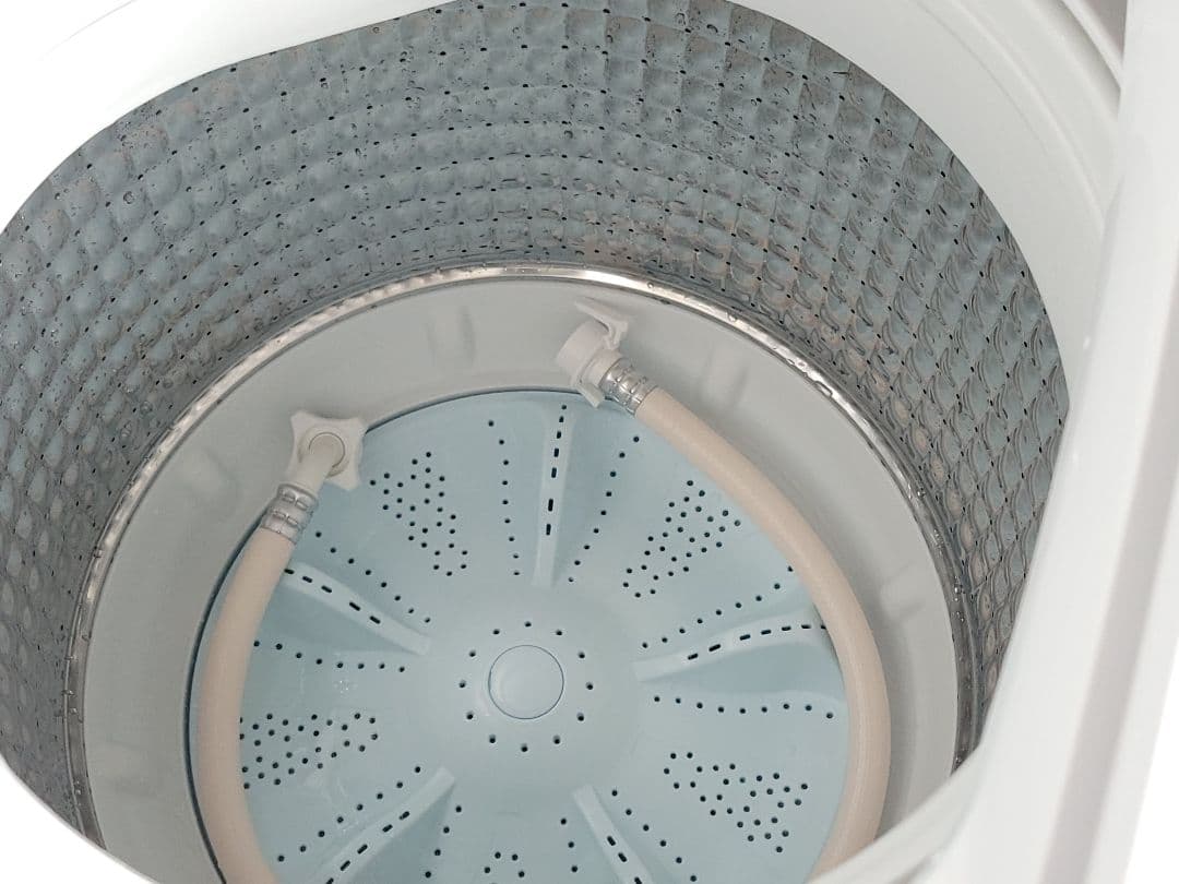 ひらがな AQUA 全自動洗濯機 AQW-S5PBK 5.0kg 24年製