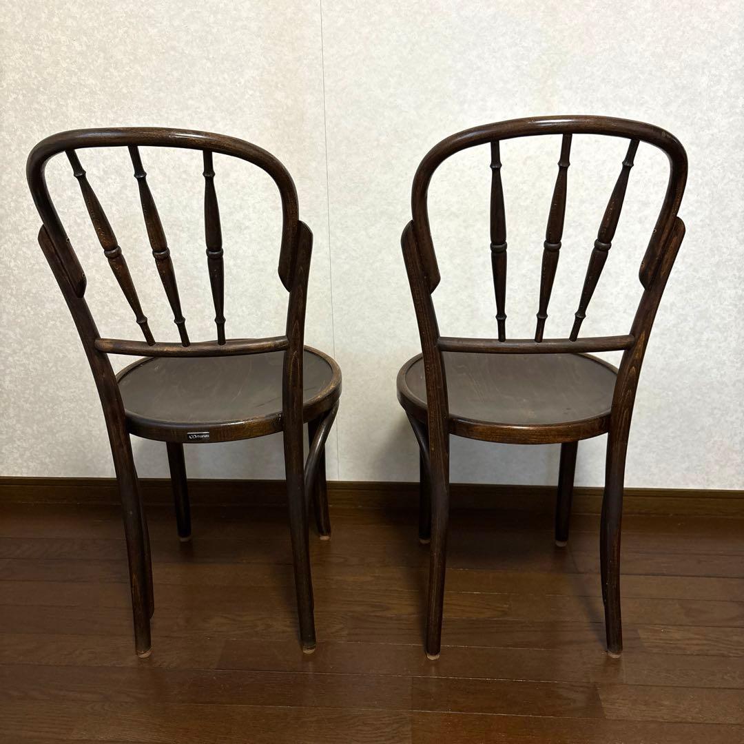 【良品】maruni ヴィンテージ ベントウッドチェア ２脚セット