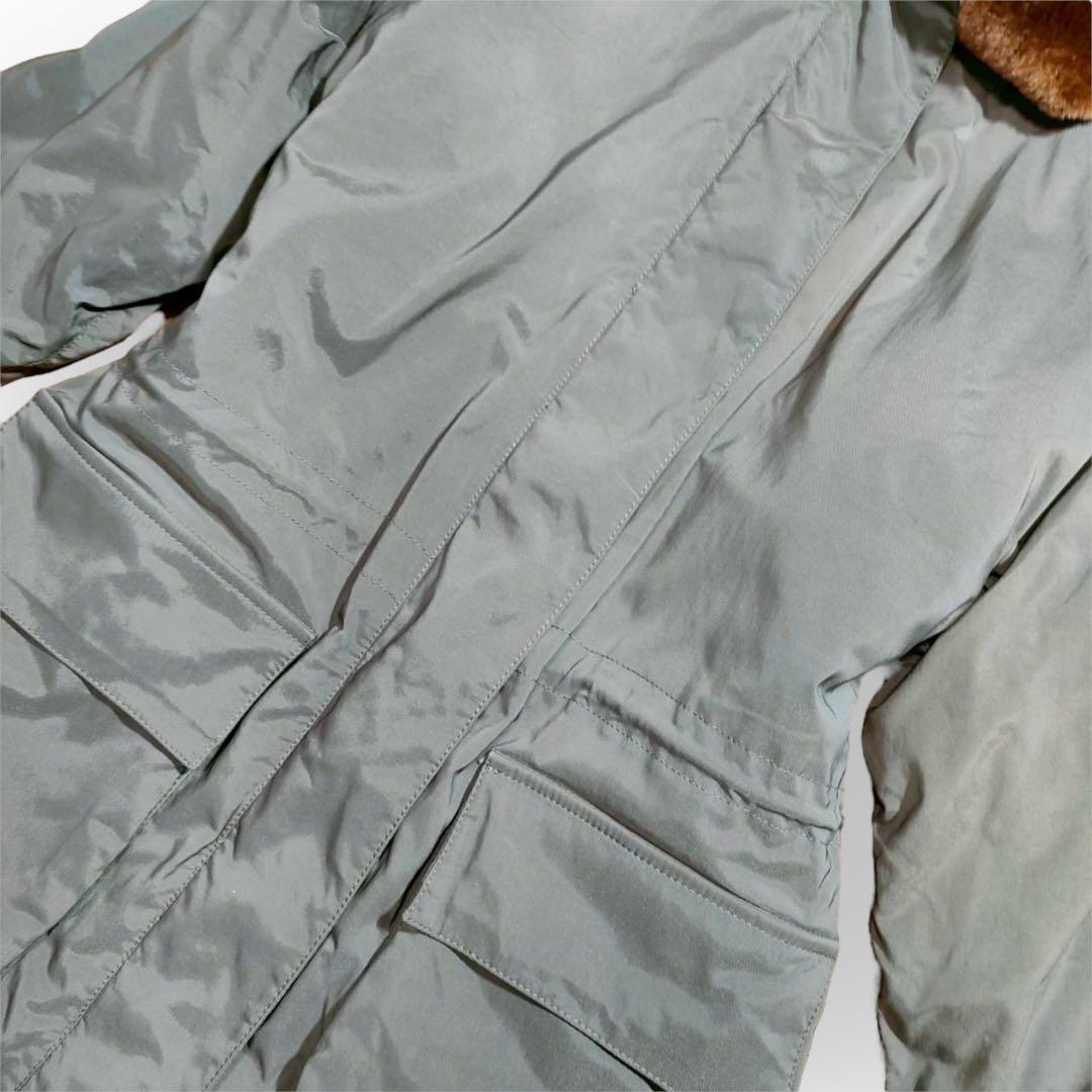 美品✨ロロピアーナ 中綿コート カシミヤ ヌートリア リアルファー 毛皮 茶 S