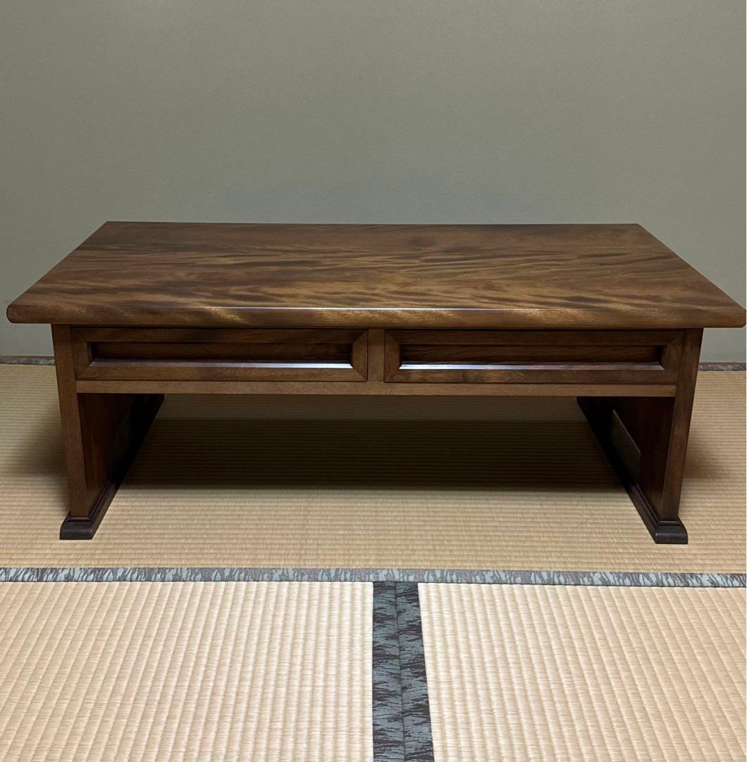 希少＆美品 九州民芸家具 桜無垢 文机 美品 高級民芸テーブル 座卓