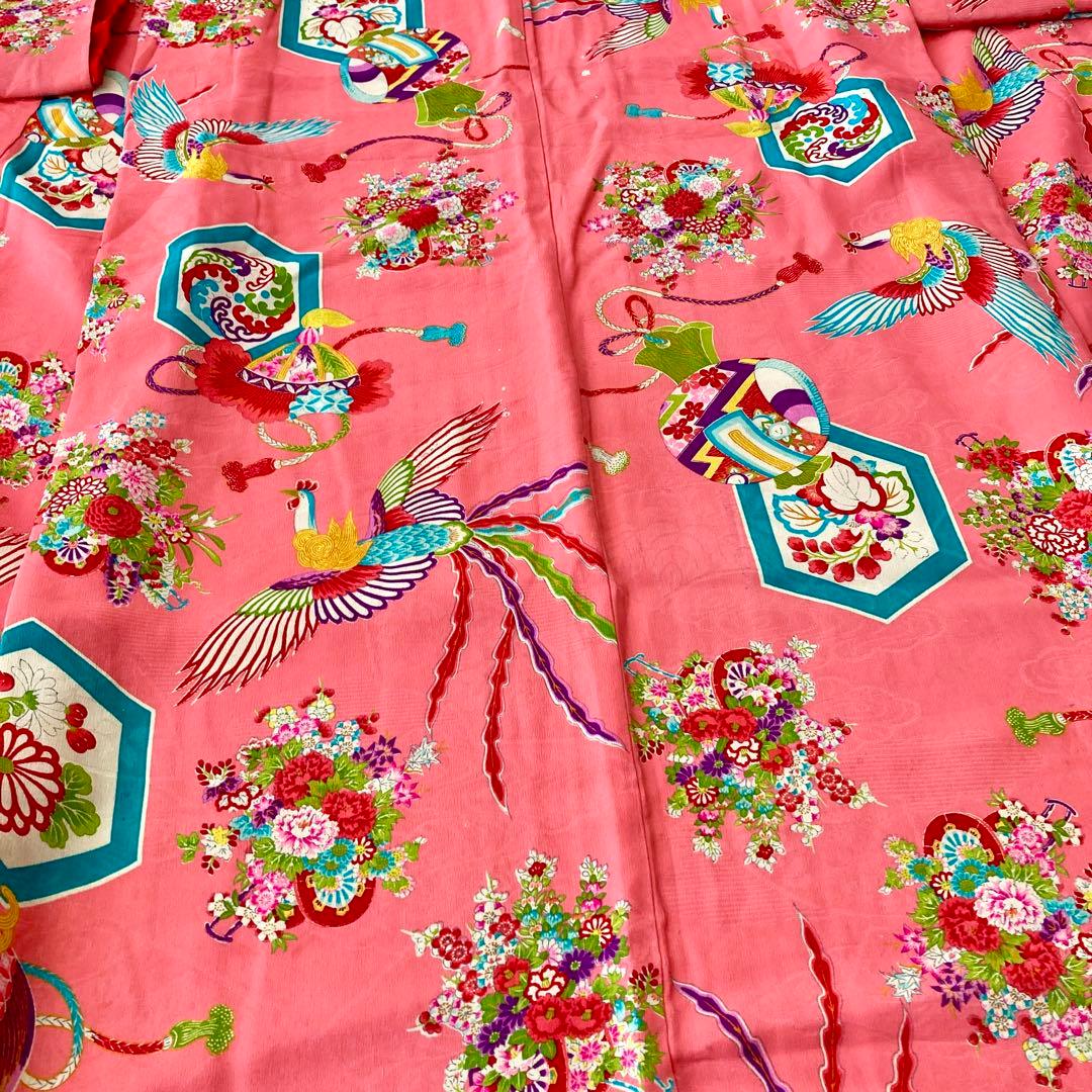 ★ tomo★アンティーク　女の子　子供着物　NO18