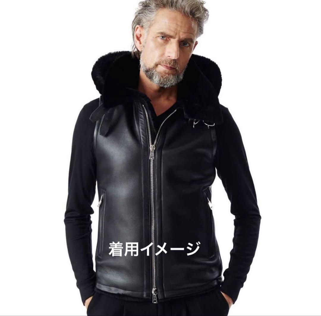 トップス 1PIU1UGUALE3 SPANISH MOUTON VEST