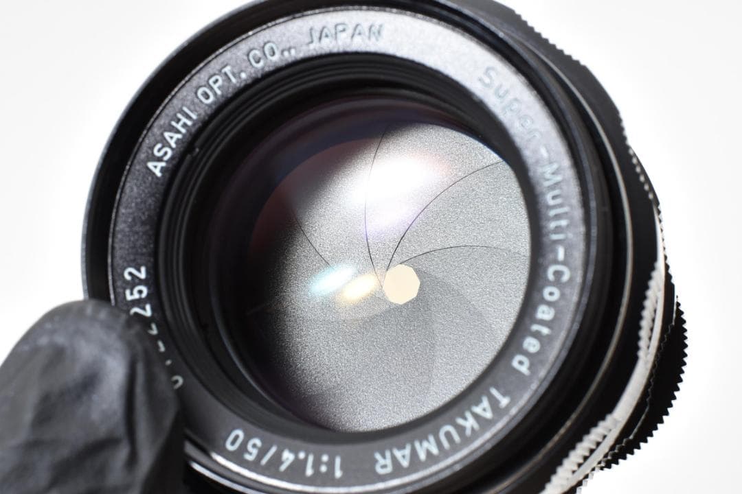 ★極美品★ペンタックスSuper Takumar50mf1.4 8枚羽#1564