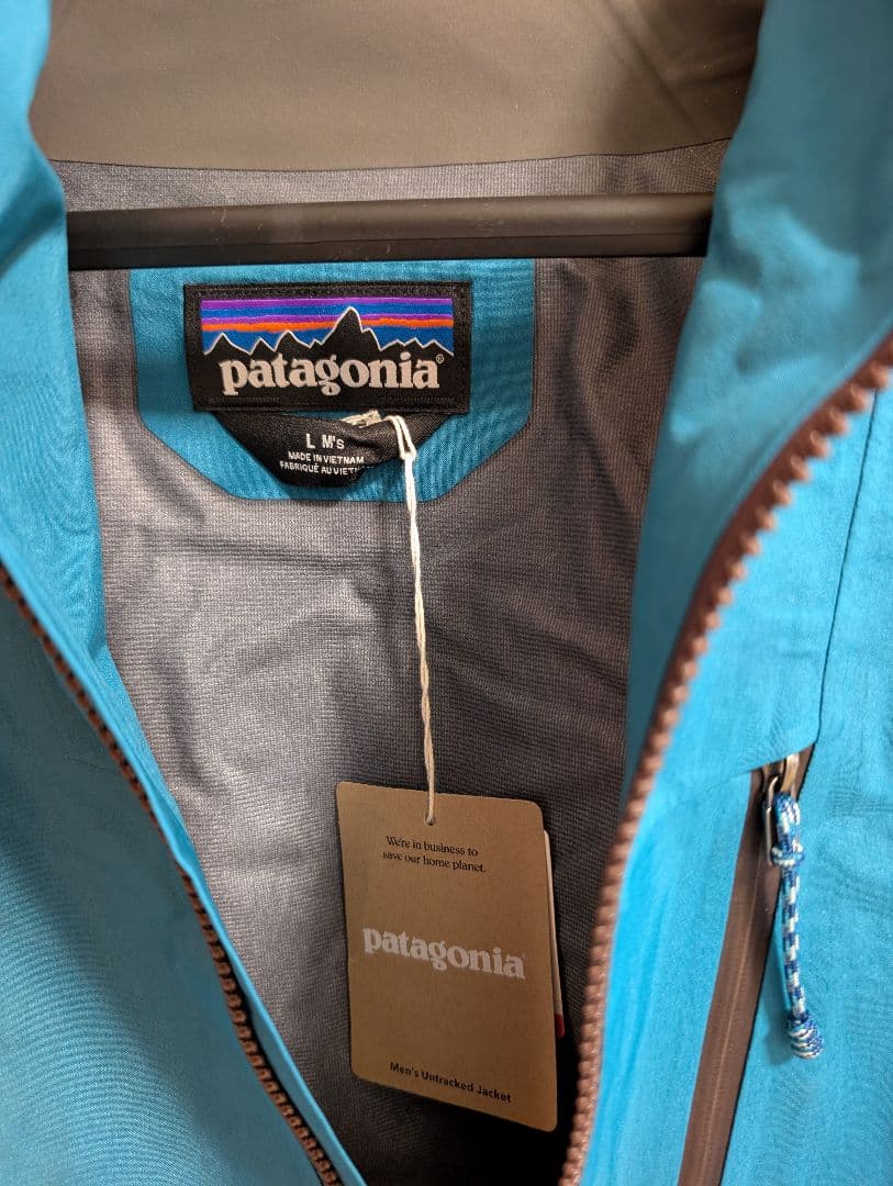 Patagonia メンズ・アントラックド・ジャケット ビレイブルー L