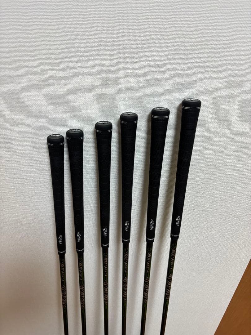 ホンマゴルフ　747VX 6本セット　重量　カーボン　シャフト