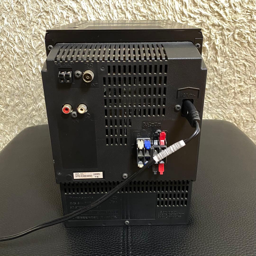 ✨現状品✨Panasonic SA-PM710SD コンポ スピーカー ブラック