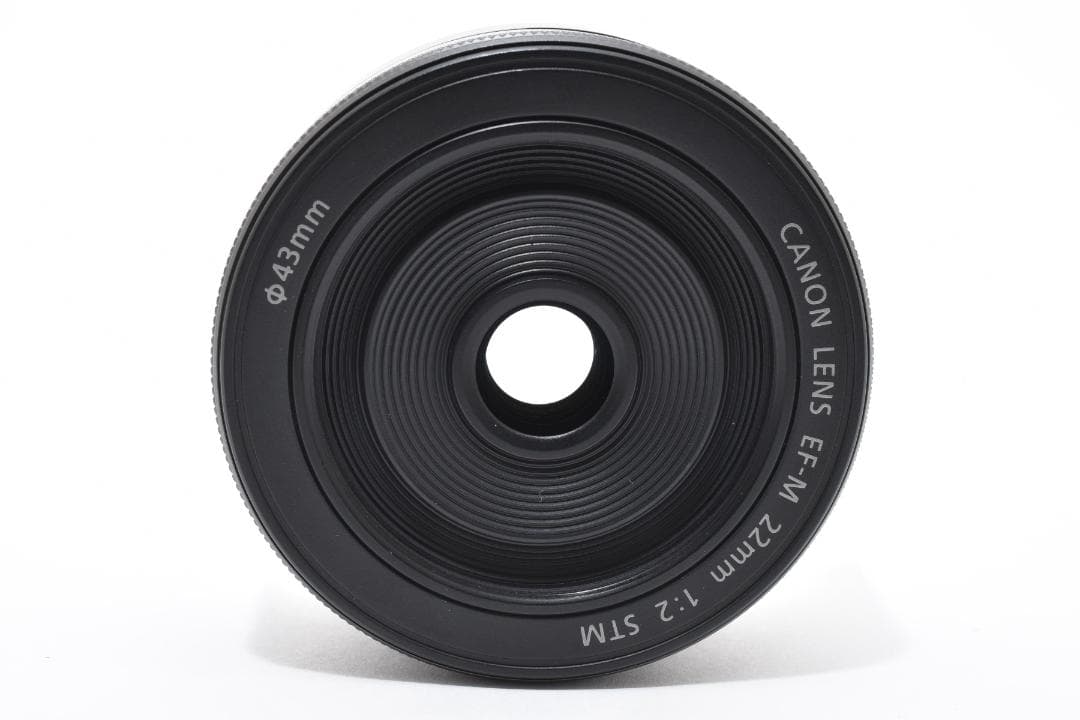 超美品 キヤノン EF-M 22mm f2 ブラック フィルター付き Canon