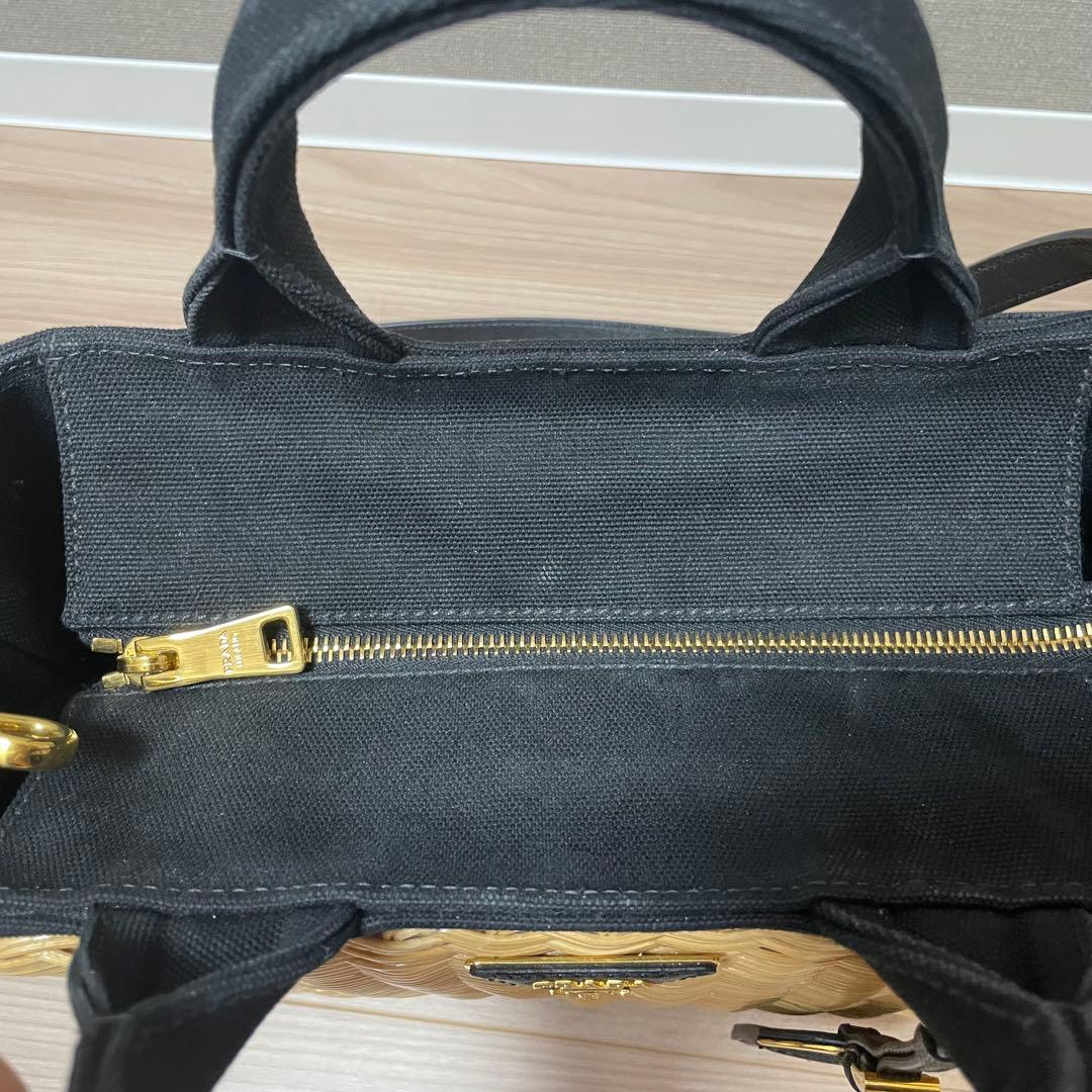 PRADA カナパ　カゴバッグ　ショルダーバッグ