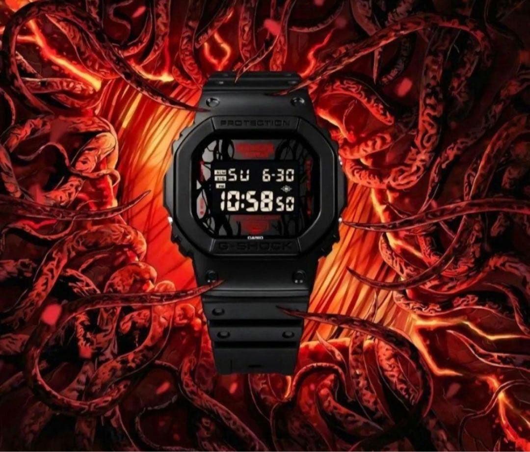G-SHOCK STRANGER THINGS ブラック CASIO 時計