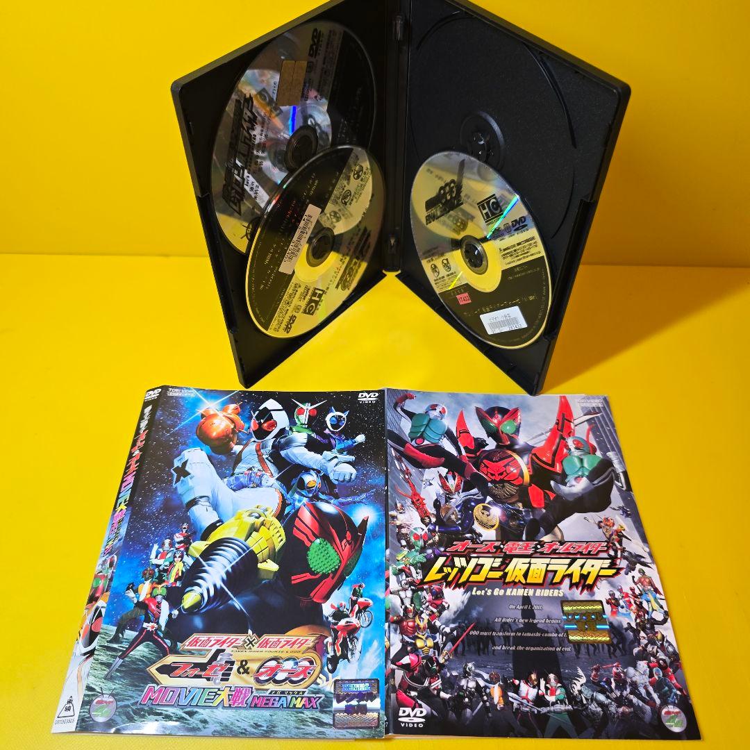 ※新品ケース交換済み　仮面ライダーオーズ+映画、劇場版等DVD全19巻セット