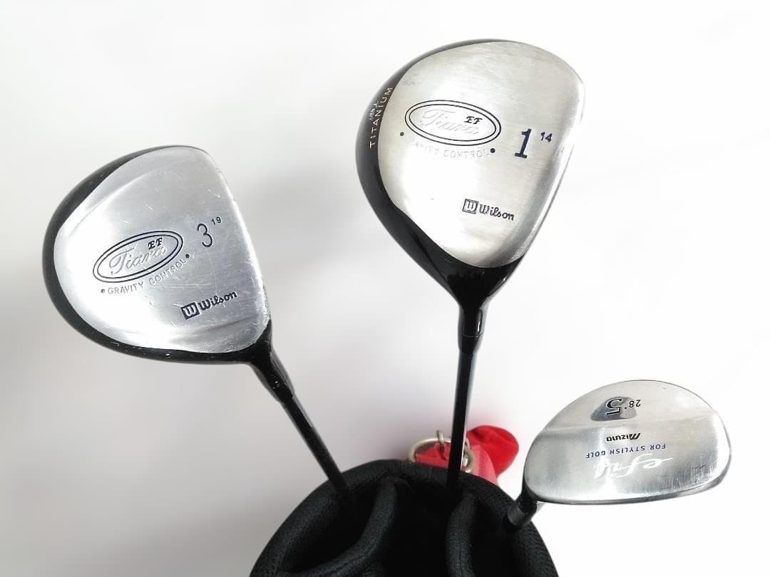 ミズノ×ウィルソン レディース ゴルフクラブ 8本セット キャディバッグ付 ♪