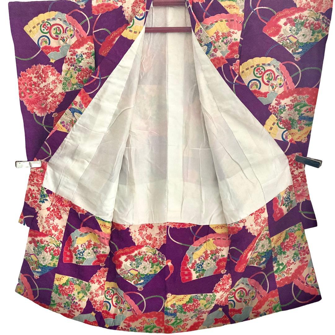 ★ねむです★女の子 子供着物 七五三 アンティーク着物 NO42