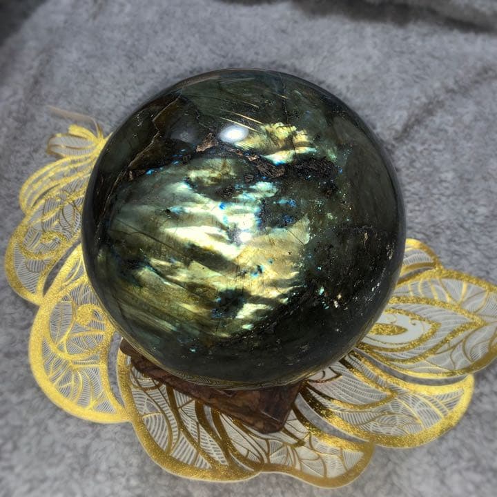 ラブラドライト　スフィア（丸玉）