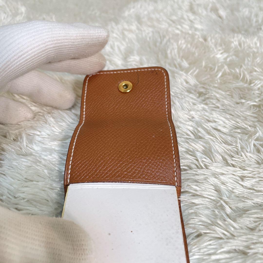 HERMES エルメス レザー 付箋ケース ヴォーエプソン ヴィンテージ