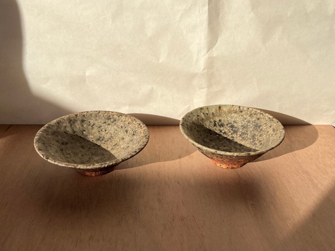 竹下鹿丸　焼き締め　小鉢2個セット