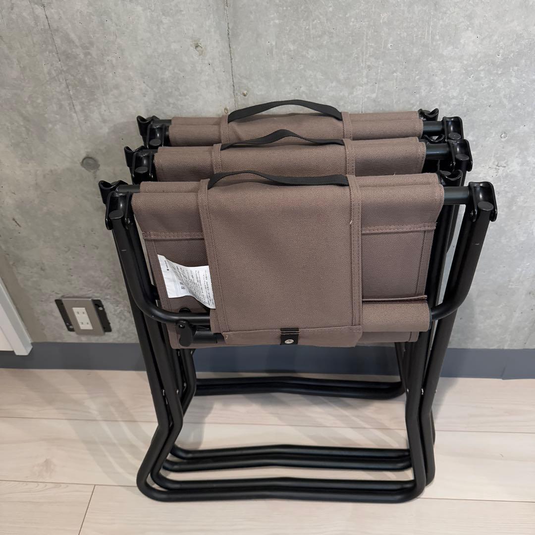 FDチェアワイド グレー 3脚セット