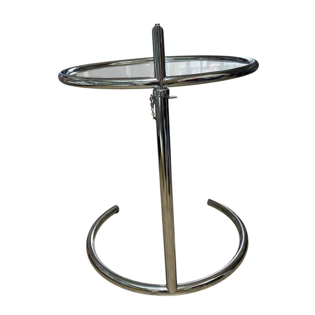 【良品】EileenGray アイリーングレイ リプロ品 アジャスタブルテーブル