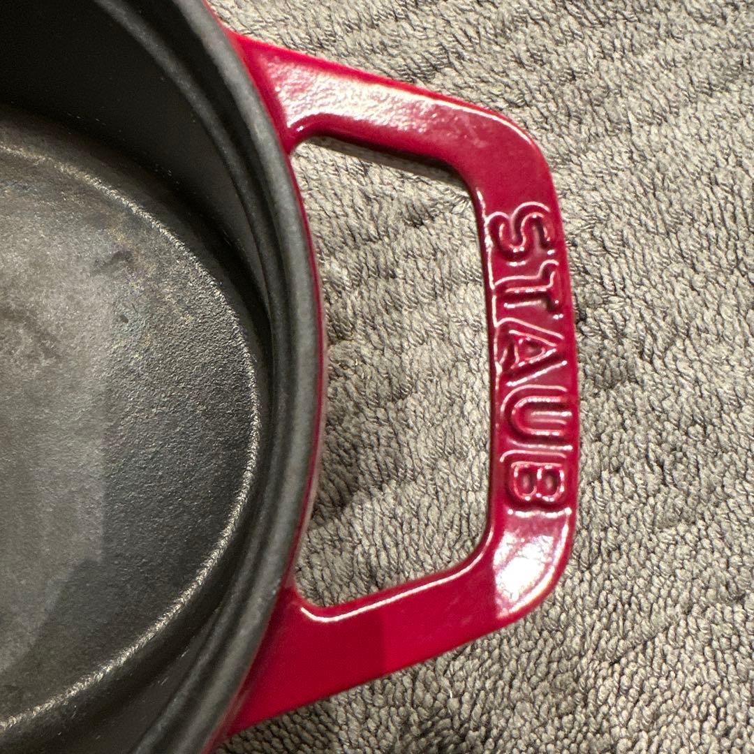 ストウブ LA COCOTTE 27cm 両手鍋 チェリー/レッド