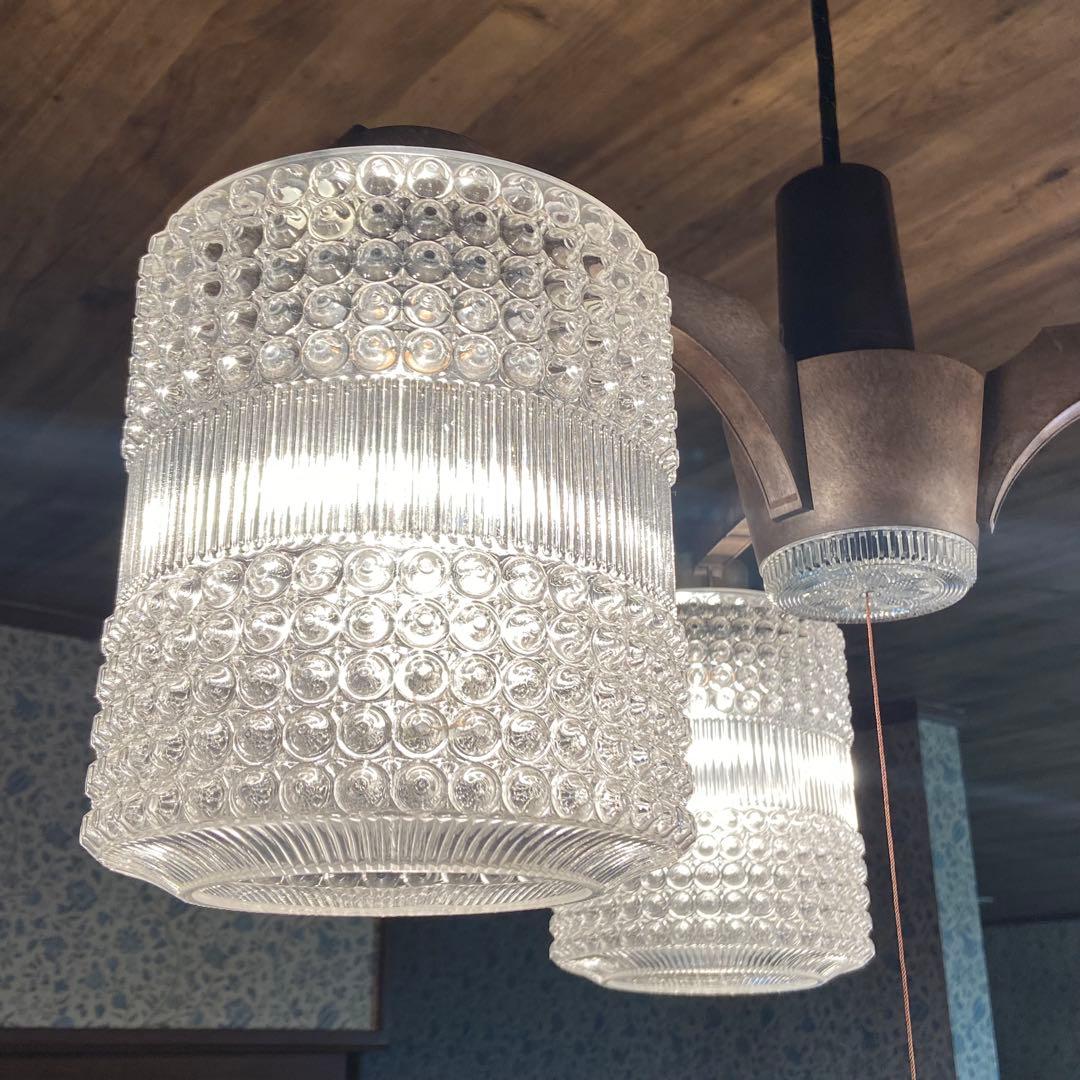 ビンテージ照明　シーリングライト　昭和レトロ　天井照明　単品使用が可能です