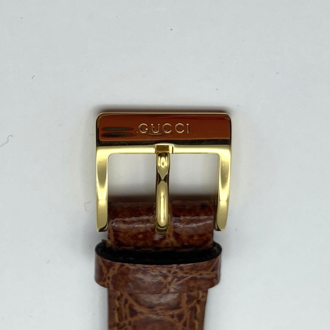 GUCCI グッチ 3000.2.M 腕時計 純正ベルト ゴールド文字盤 箱
