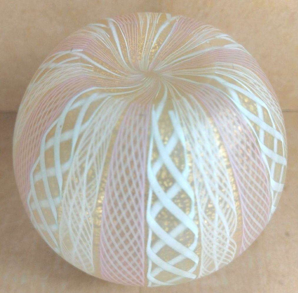 【本物保証】藤田喬平 手吹ヴェニス茶入 共箱 未使用完品 ガラス芸術