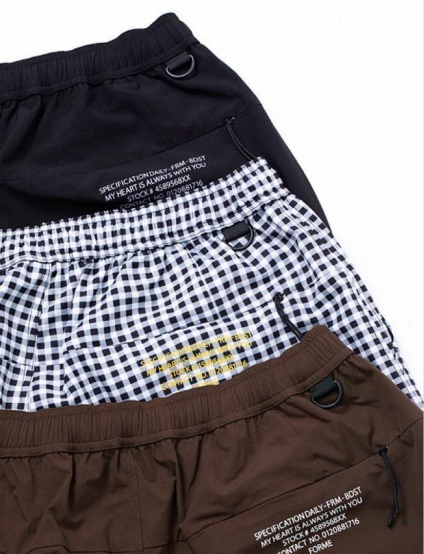 forme フォルム　メンズ水着ショートパンツ　ブラウンM