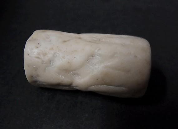 ★B1204★古代石 (259) 大型　円筒印章　古代オリエント　出土品