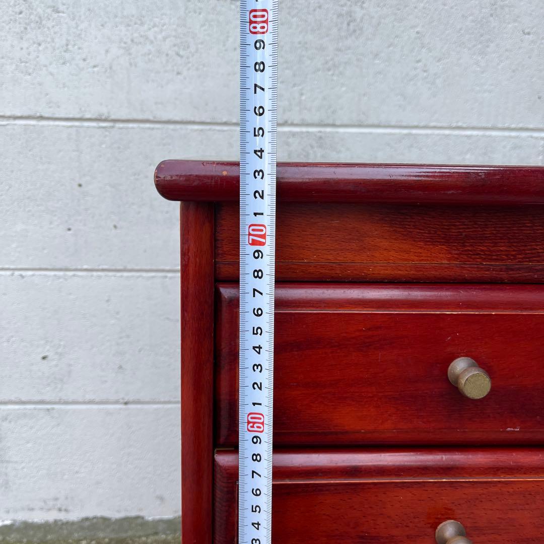 古家具ビンテージ品◾️四国工芸 SHICO 引き出し6杯 整理棚 木製家具