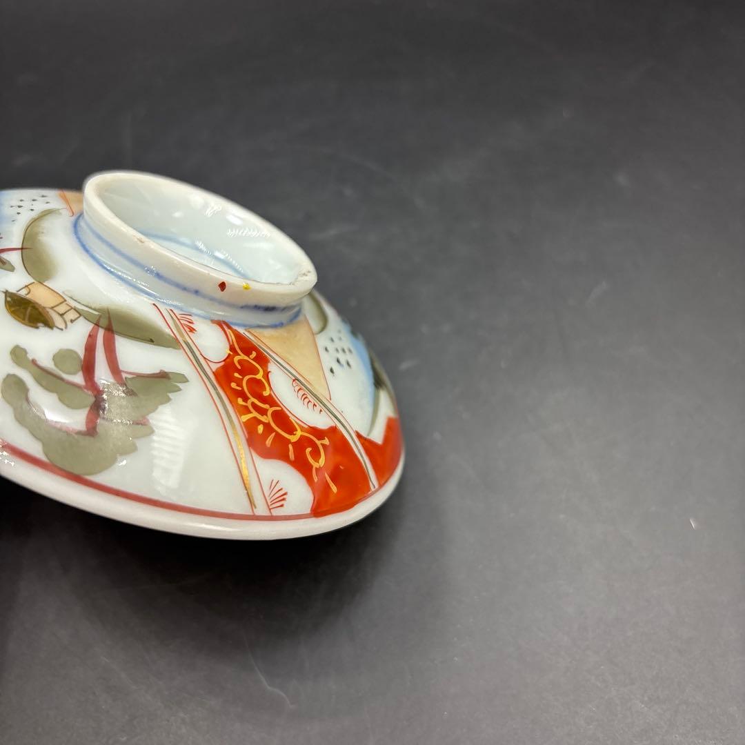 蓋付き茶碗　飯椀　古伊万里　時代物　4客