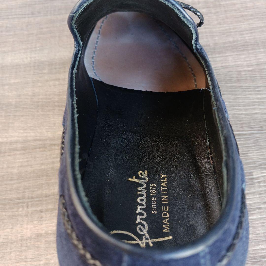 Ferrante スエードローファー UK6 E　紺
