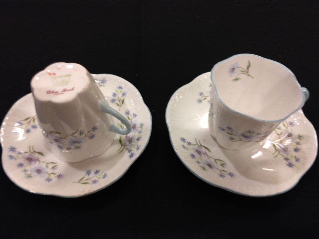 シェリーアンティーク　デミタスカップ　小皿セット