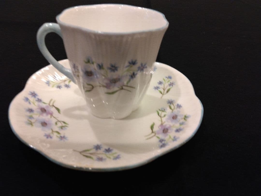 シェリーアンティーク　デミタスカップ　小皿セット