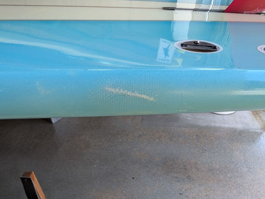 ロングボード 9.1 オーストラリア使用頻度少　傷2か所　引取限定