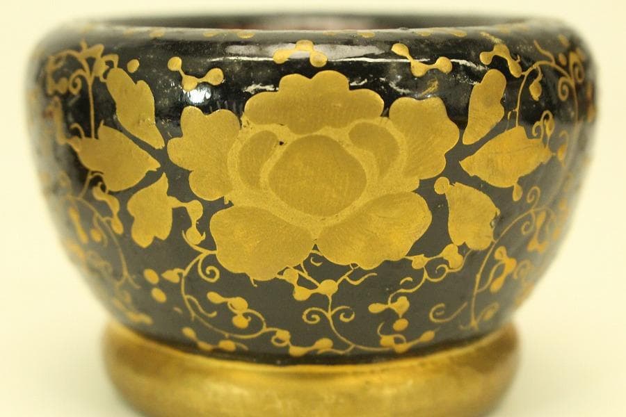 ミニチュア 古い 雛道具 木製 茶道具揃 火鉢一対(ZE358)