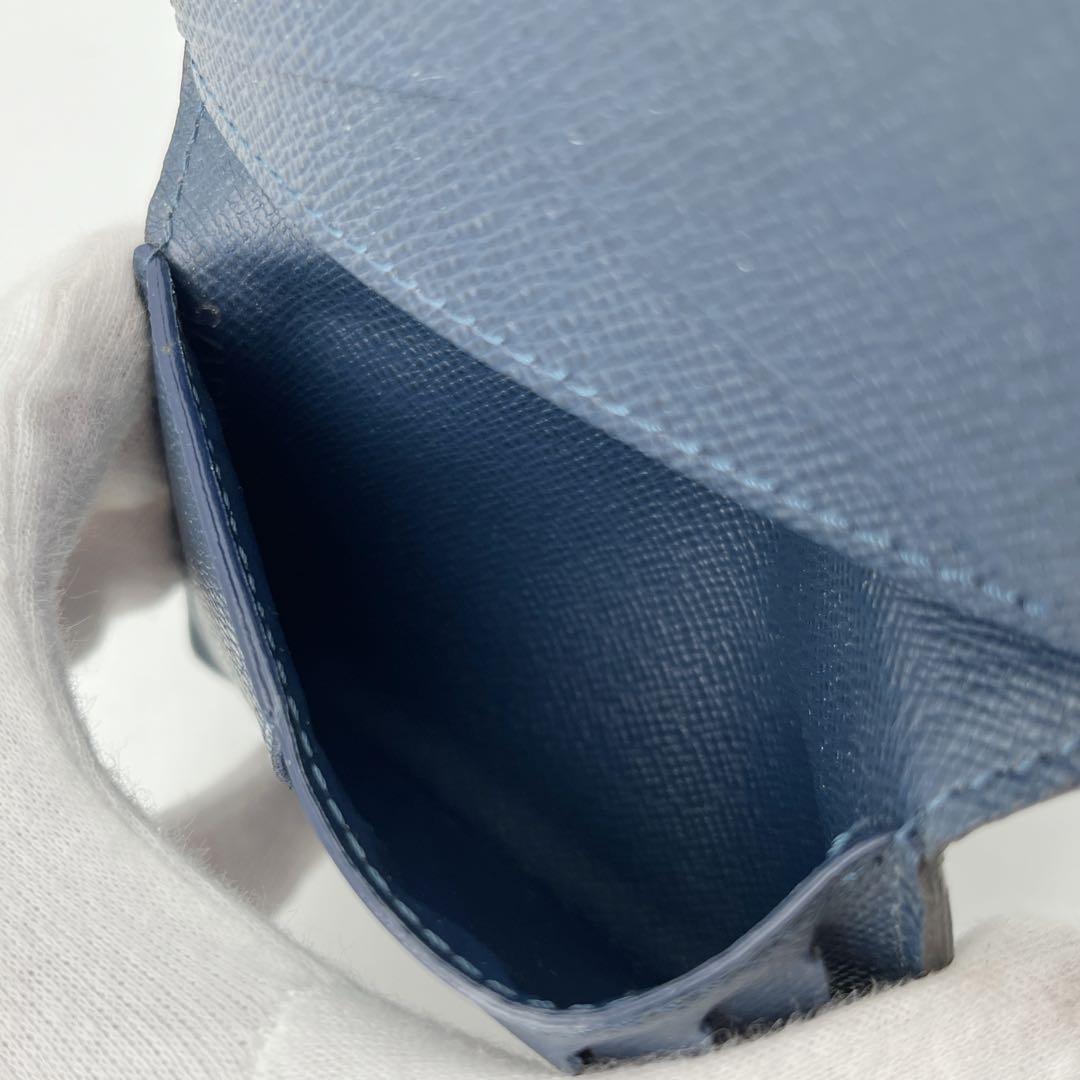 ルイヴィトン　オーガナイザードゥポッシュ タイガ　ネイビー 名刺入れ　新型