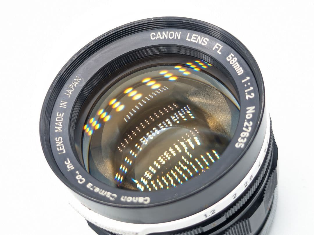 美品！CANON FL 58mm F1.2 オールドレンズ