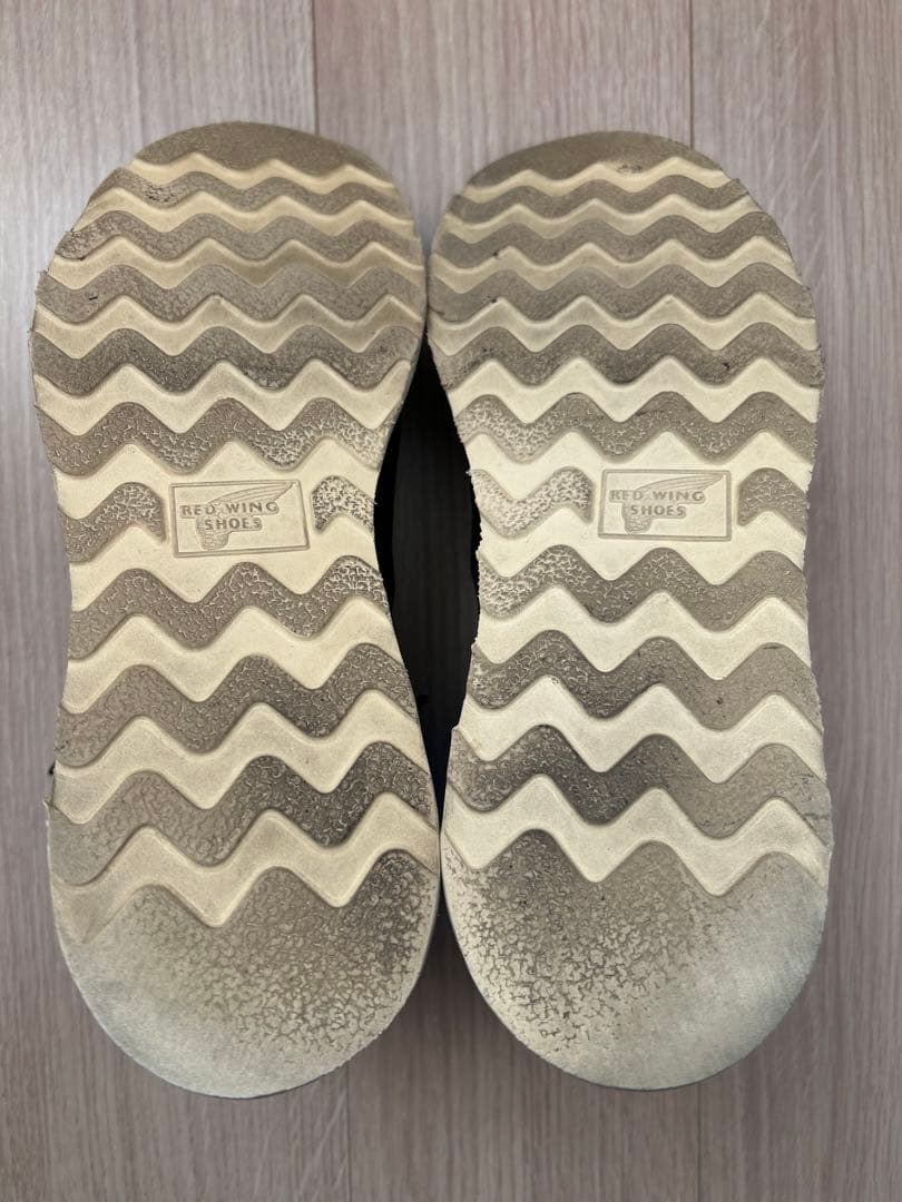 レッドウィング（USA 9）黒レザー ハイカットブーツ