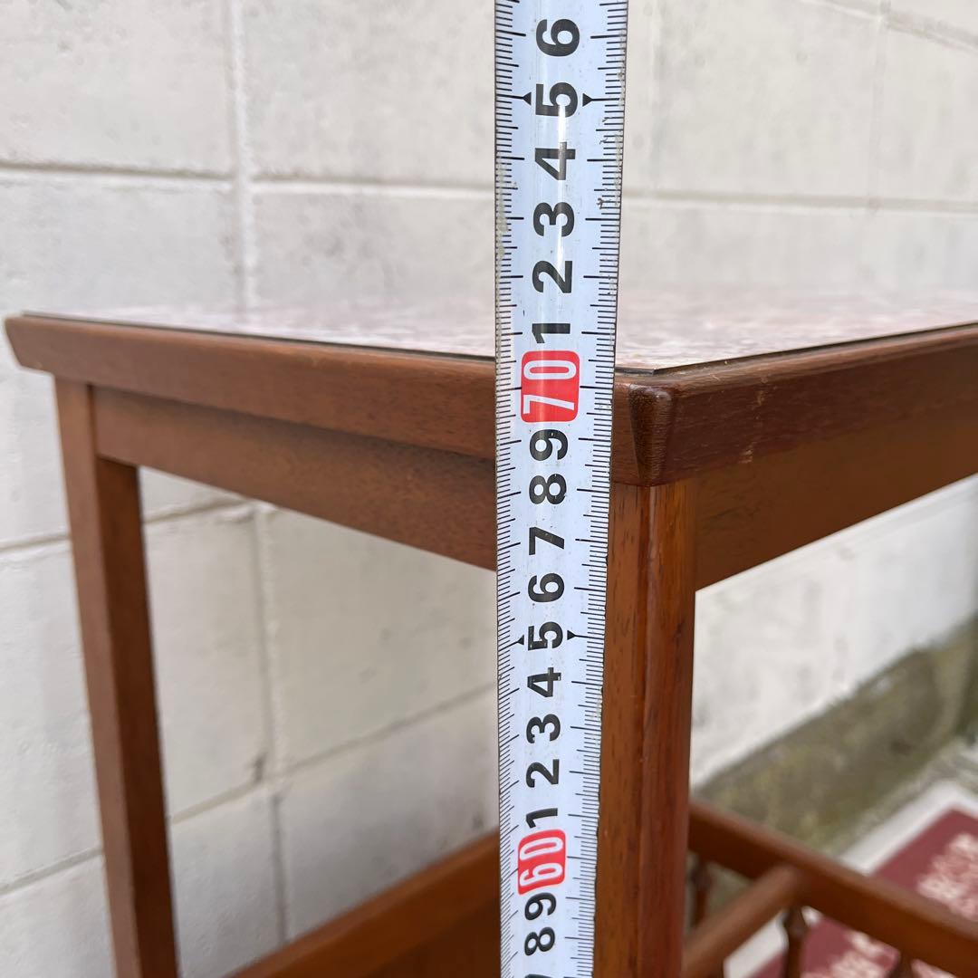 古家具ビンテージ品◾️MARUNI マルニ家具 木製収納棚 収納ラック 飾り台