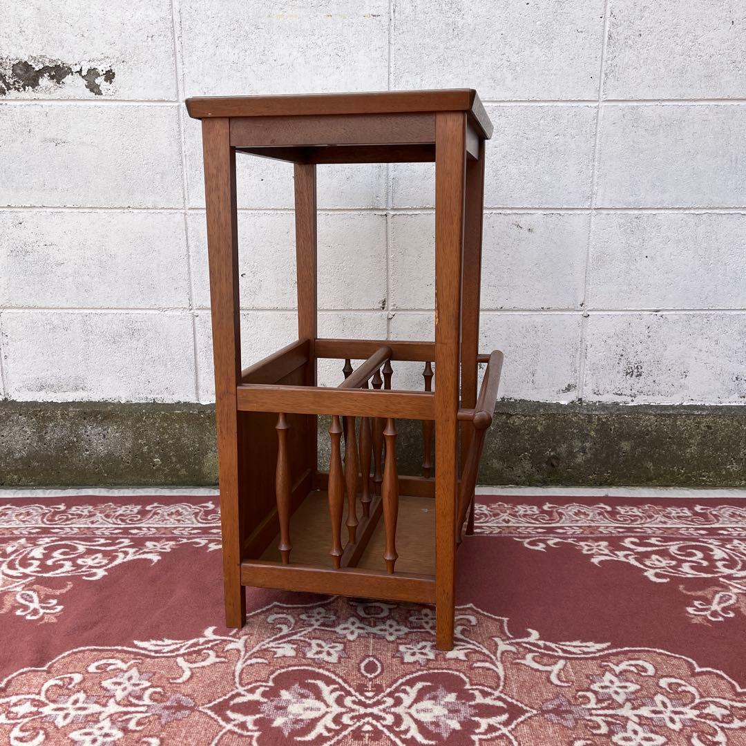 古家具ビンテージ品◾️MARUNI マルニ家具 木製収納棚 収納ラック 飾り台