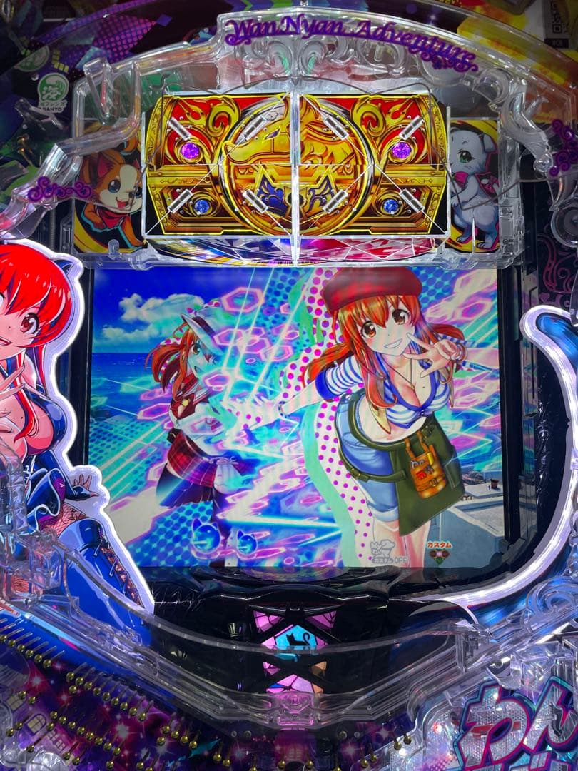 パチンコセル　PわんニャンアドベンチャーHCB 中古　無加工　サンスリー　三洋