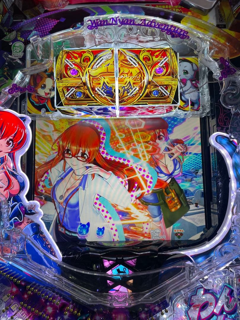 パチンコセル　PわんニャンアドベンチャーHCB 中古　無加工　サンスリー　三洋