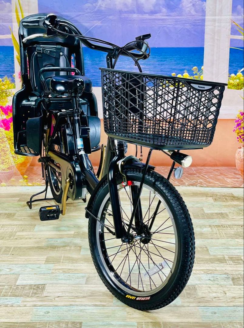 王様 ギュットアニーズ⭐️16AHパナソニック子供乗せ電動アシスト自転Y2238