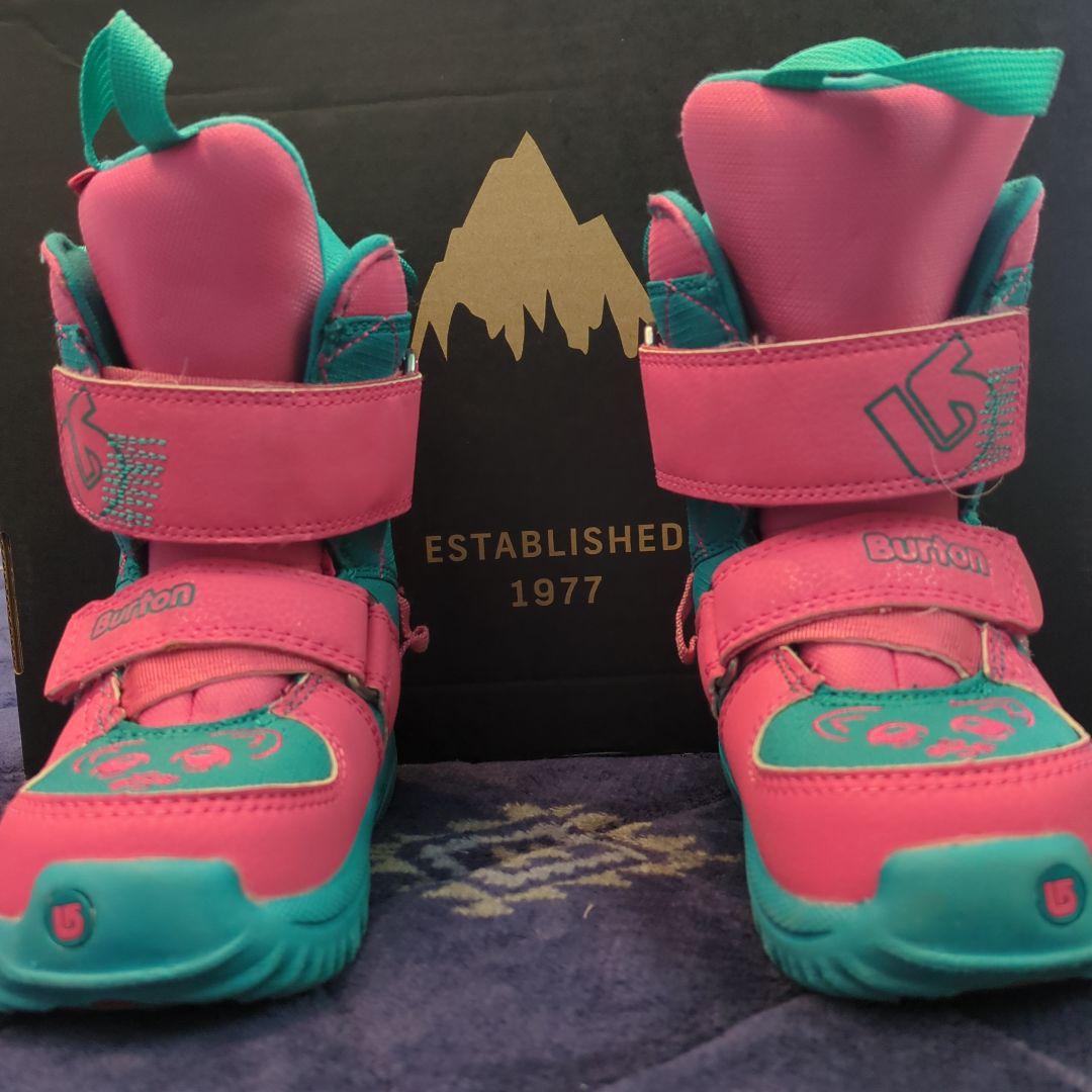 Burton Mini-Grom 子ども用スノーボードブーツ 10C