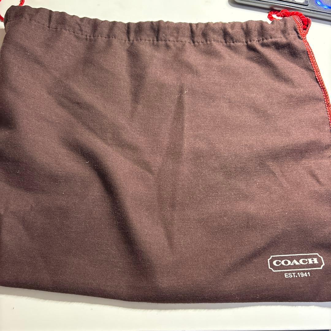 COACH ライトブルー ショルダーバッグ