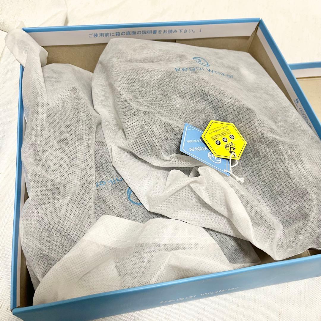 【極美品】REGAL WALKER 本革　スエード　ムートンブーツ　防滑　黒