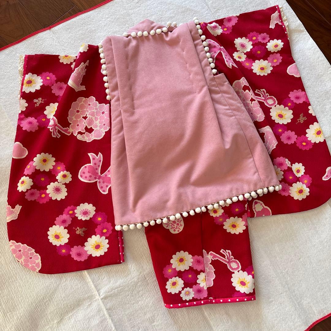 七五三　セイコマツダ　三歳 着物被布セット　美品